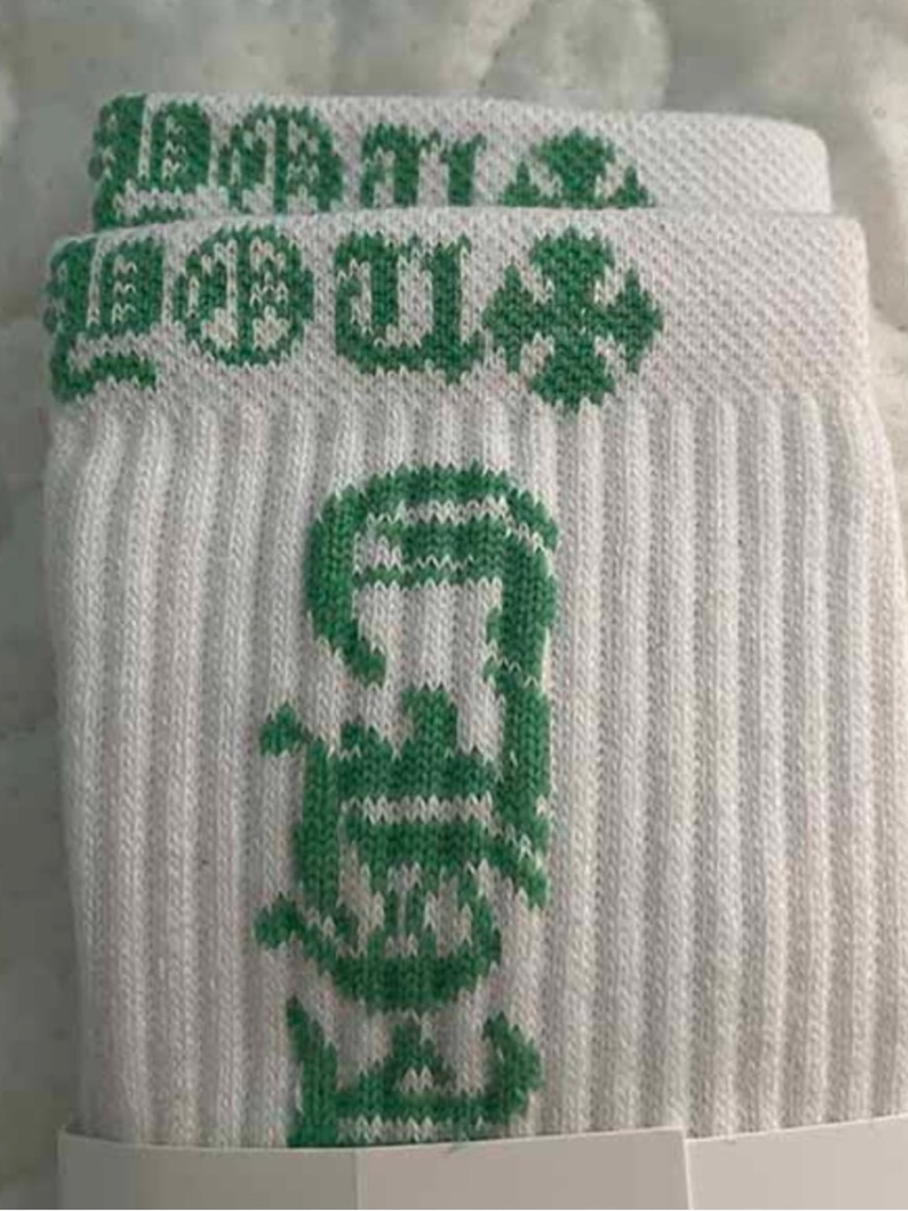 Chrome Hearts Classics Socks White/Green - Picture 6 of 6